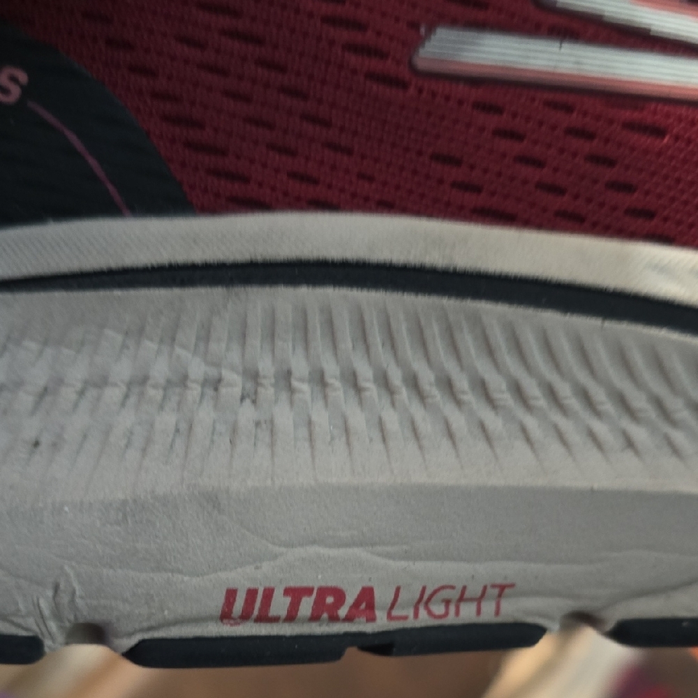 Skechers Red and Black Athletic Shoes - Picture 5 of 8